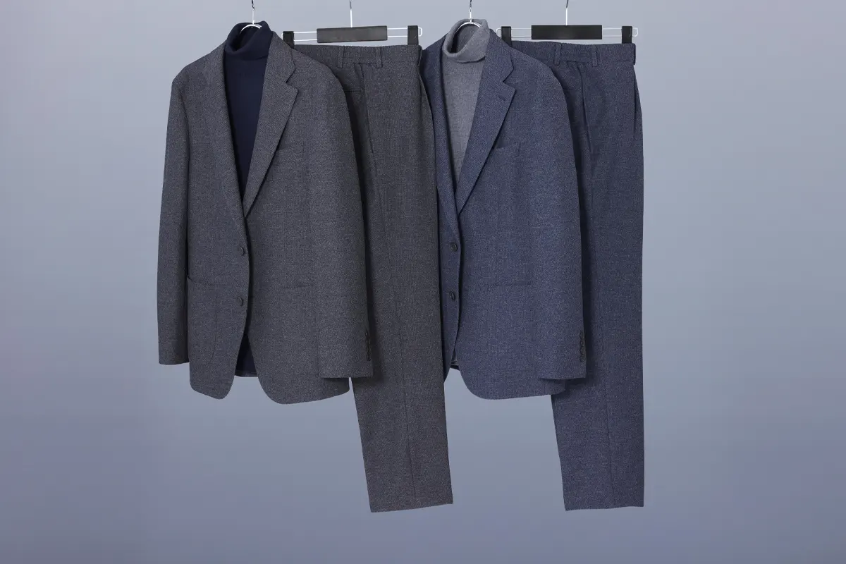 【Suit Select】ジャケパン ネイビー＋ブルーグレー ジャケット｜SUIT SELECT | スーツセレクト公式通販