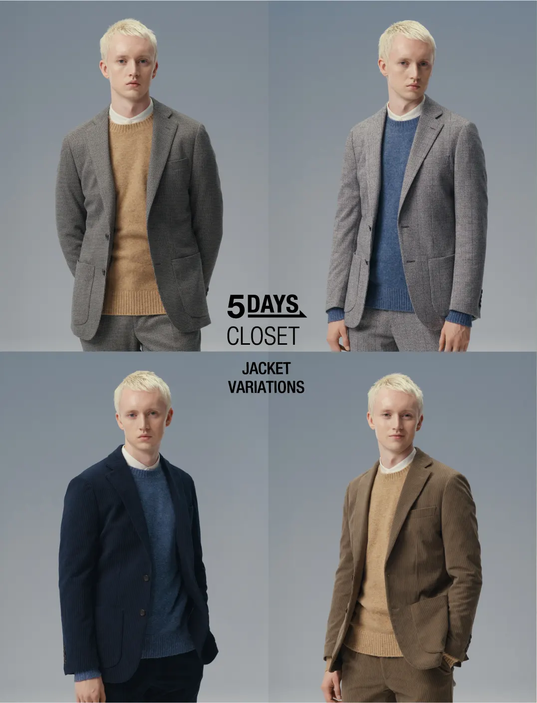 2025AW SEASON LOOK MEN'S SET UP / JACKET ＆ PANTS | SUIT