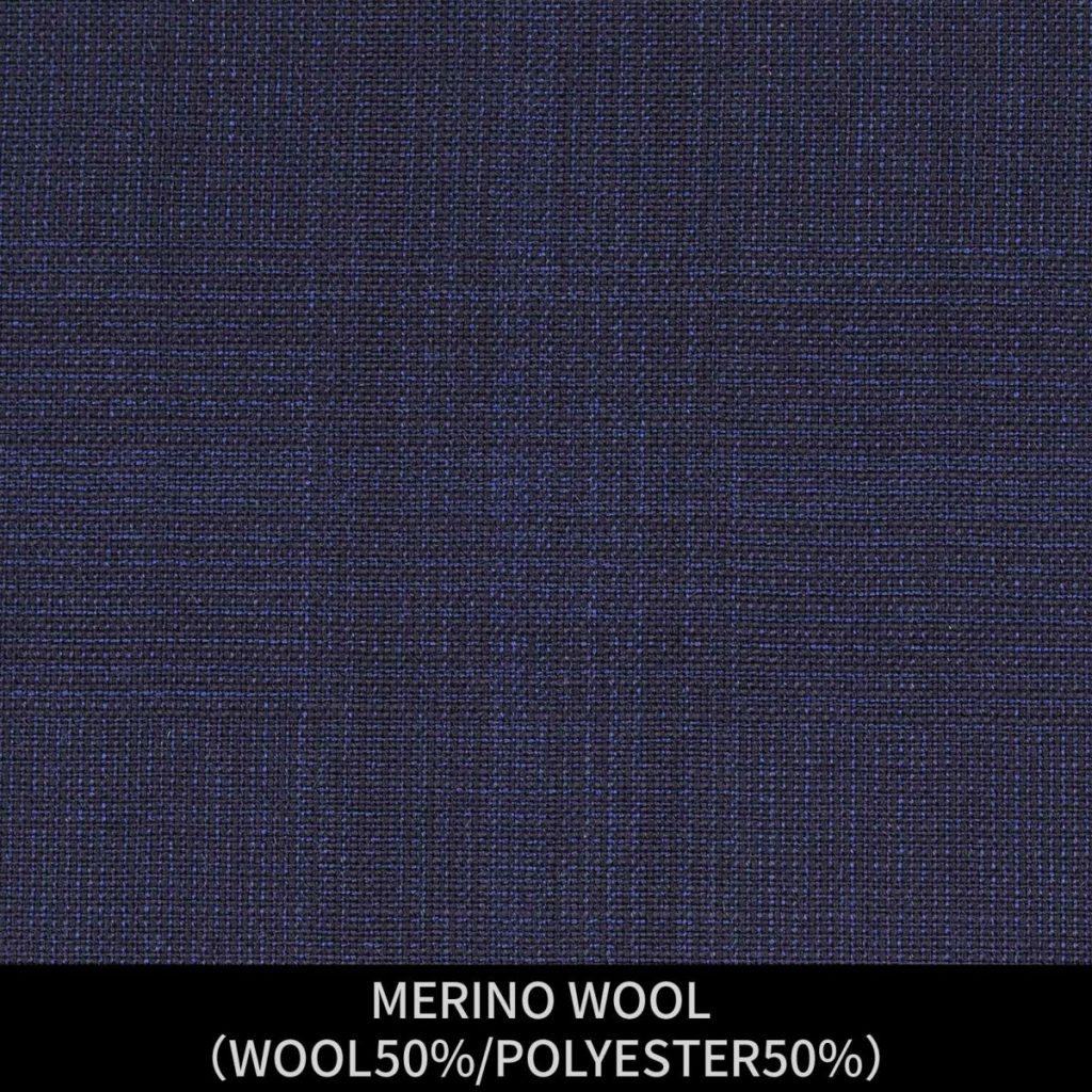 【MEN'S】【パターンオーダー】【KSW】スーツ/ネイビー×シャドーチェック/MERINO WOOL (WOOL50%/POLYESTER50%) 商品番号 KSW-086160 ¥ 38,000 ＋税