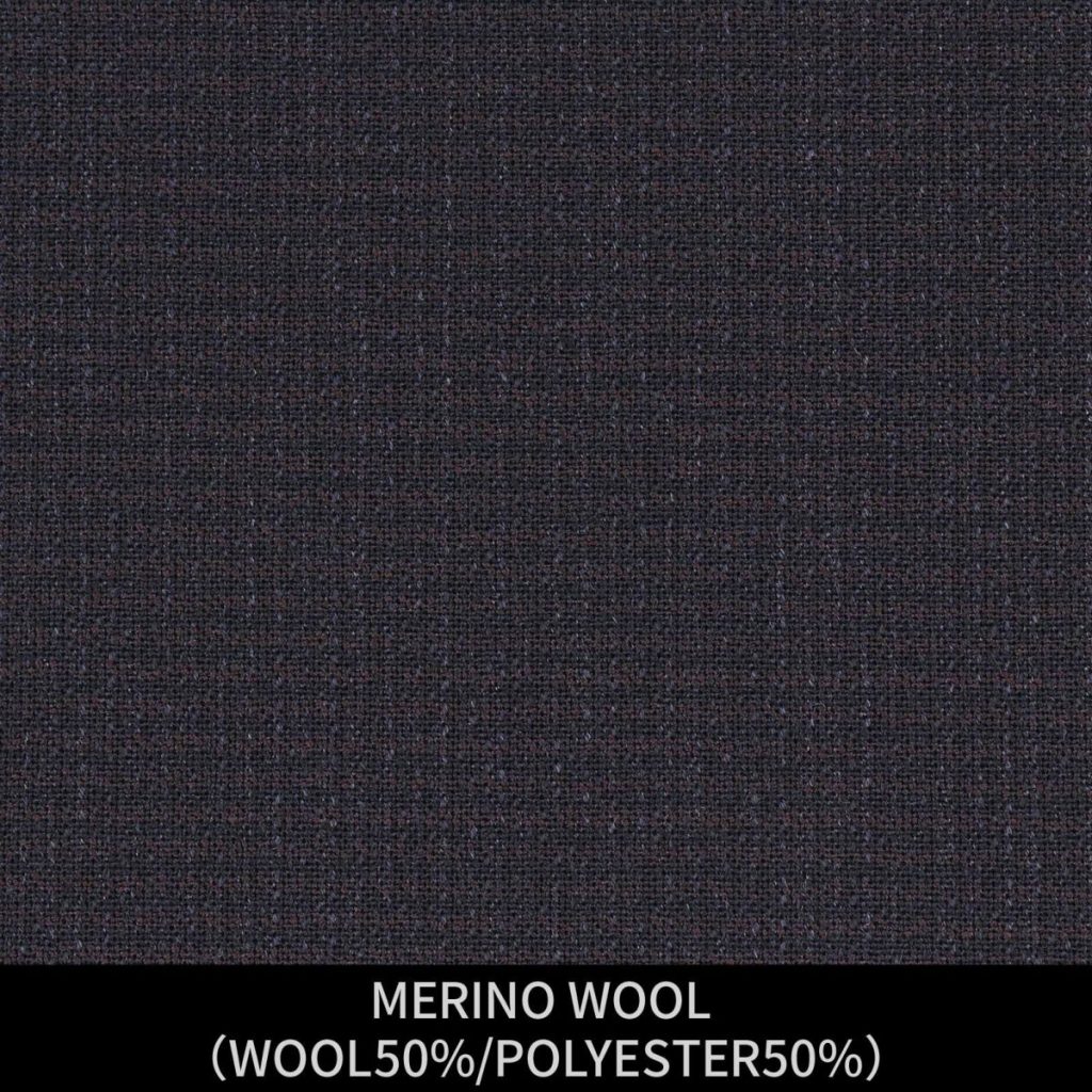 【MEN'S】【パターンオーダー】【KSW】スーツ/ブラック＆ブラウン/MERINO WOOL (WOOL50%/POLYESTER50%) 商品番号 KSW-086186 ¥ 38,000 ＋税