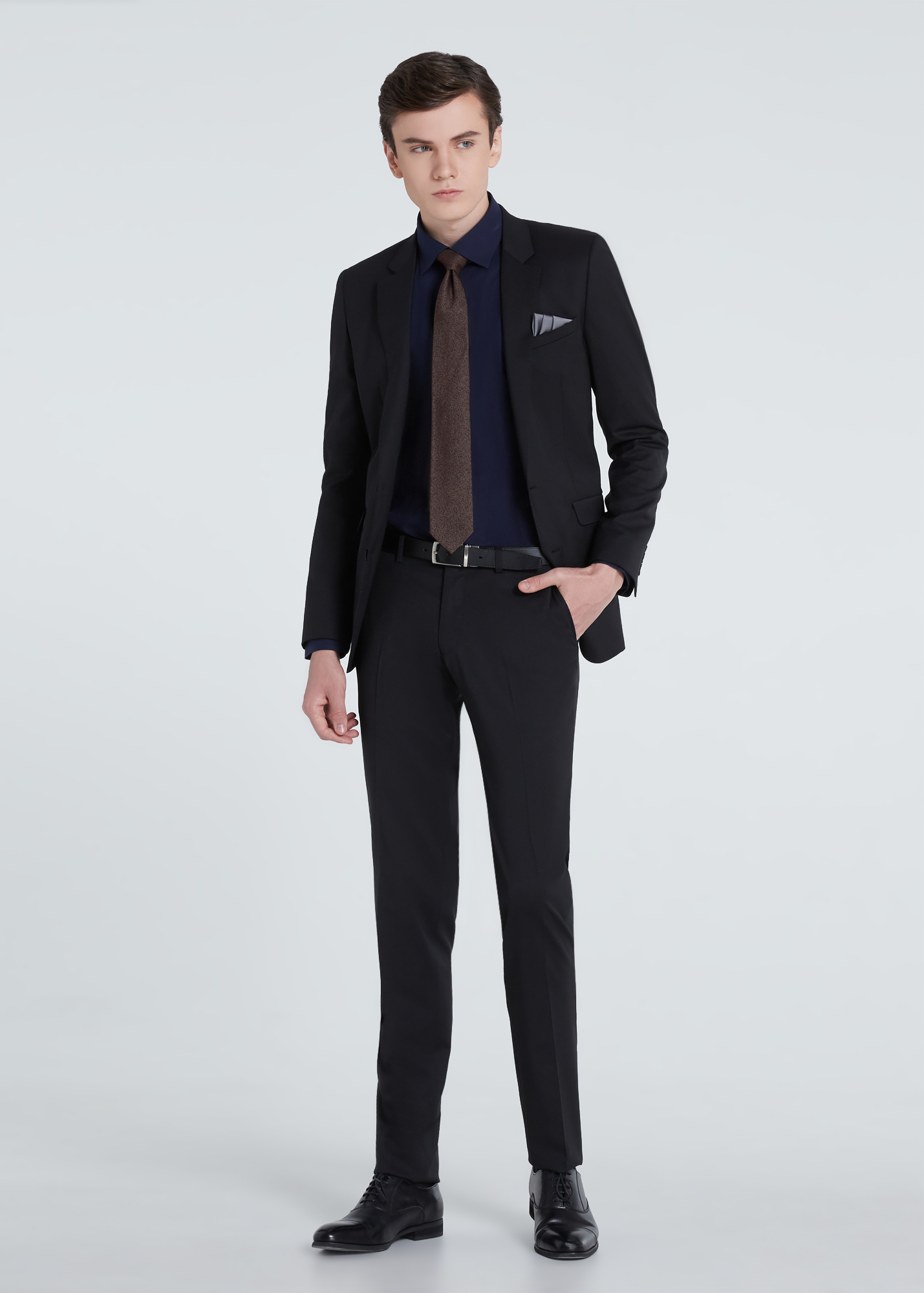 Skinny X-Pand Suit (Black)