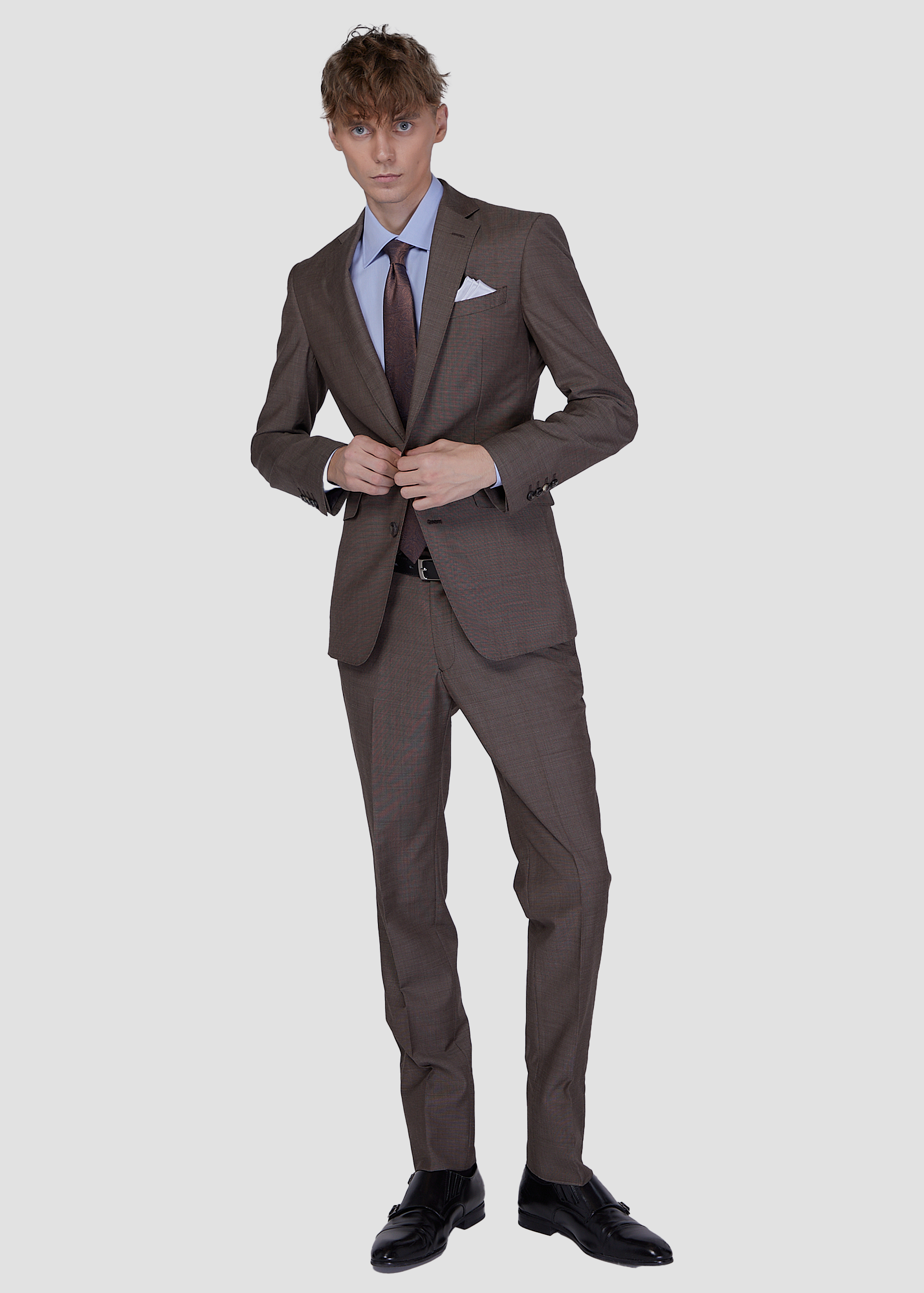 Ermenegildo Zegna Suit (Brown)