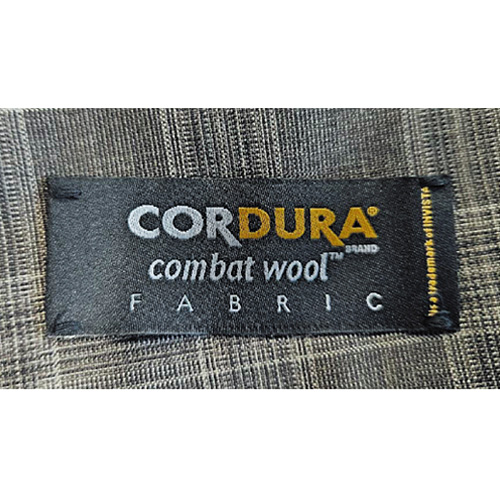 ผ้าใยไนลอน CORDURA+ขนแกะ เป็นวัสดุที่โดดเด่นด้านความทนทานในขณะที่ยังคงเหลือสัมผัสของผ้าขนแกะไว้