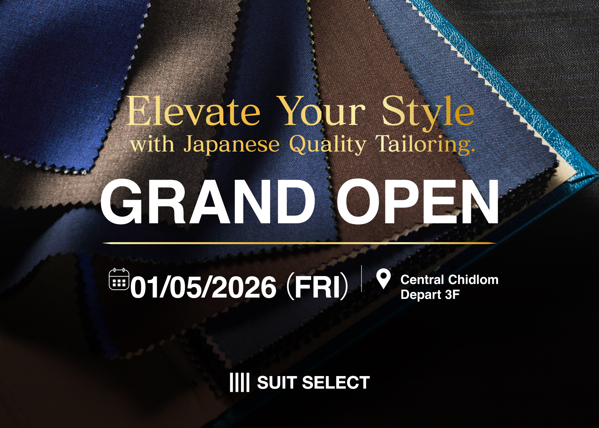 【Elevate Your Style with Japanese Quality Tailoring】<br> 1 MAY 2026